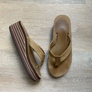 Rainbow Platform Sandals